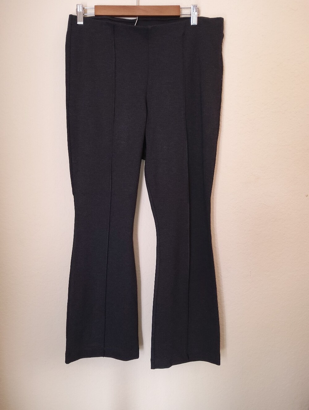 Gap Pants Womens Large Grey Bootcut Crop Flare Casual Minimalist Streetwear